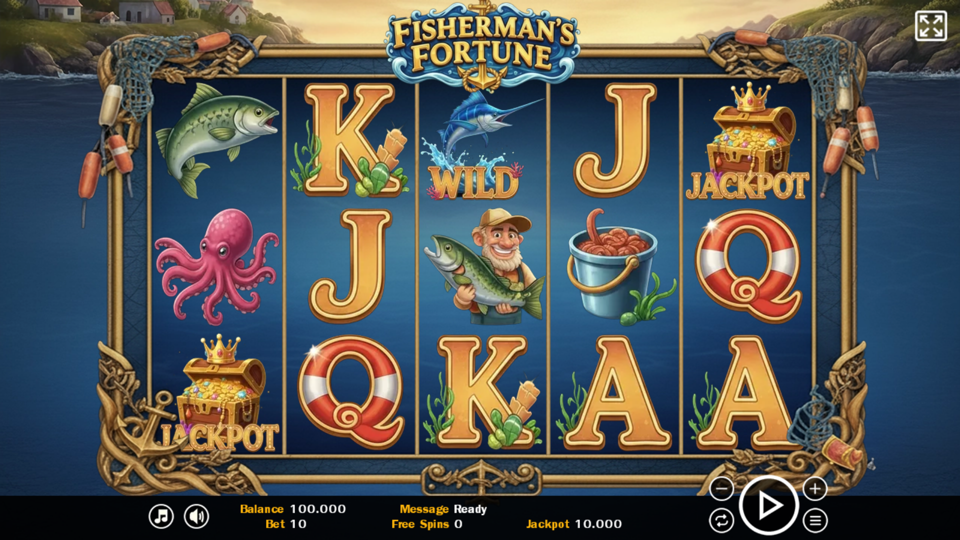 CalmmSea Slot Machine